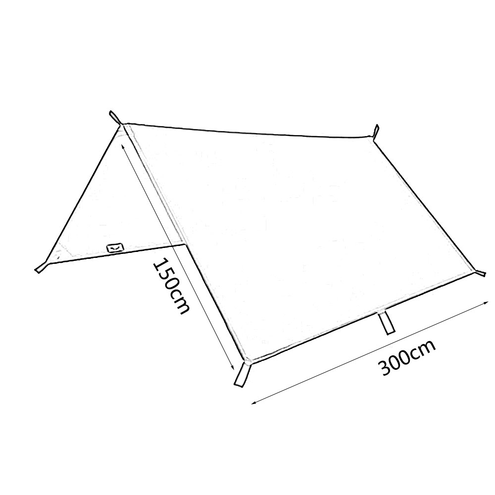 3x3m Awning Waterproof Sun She - Hammock Rain Fly Tarp Waterproof 3X3M recension och pris