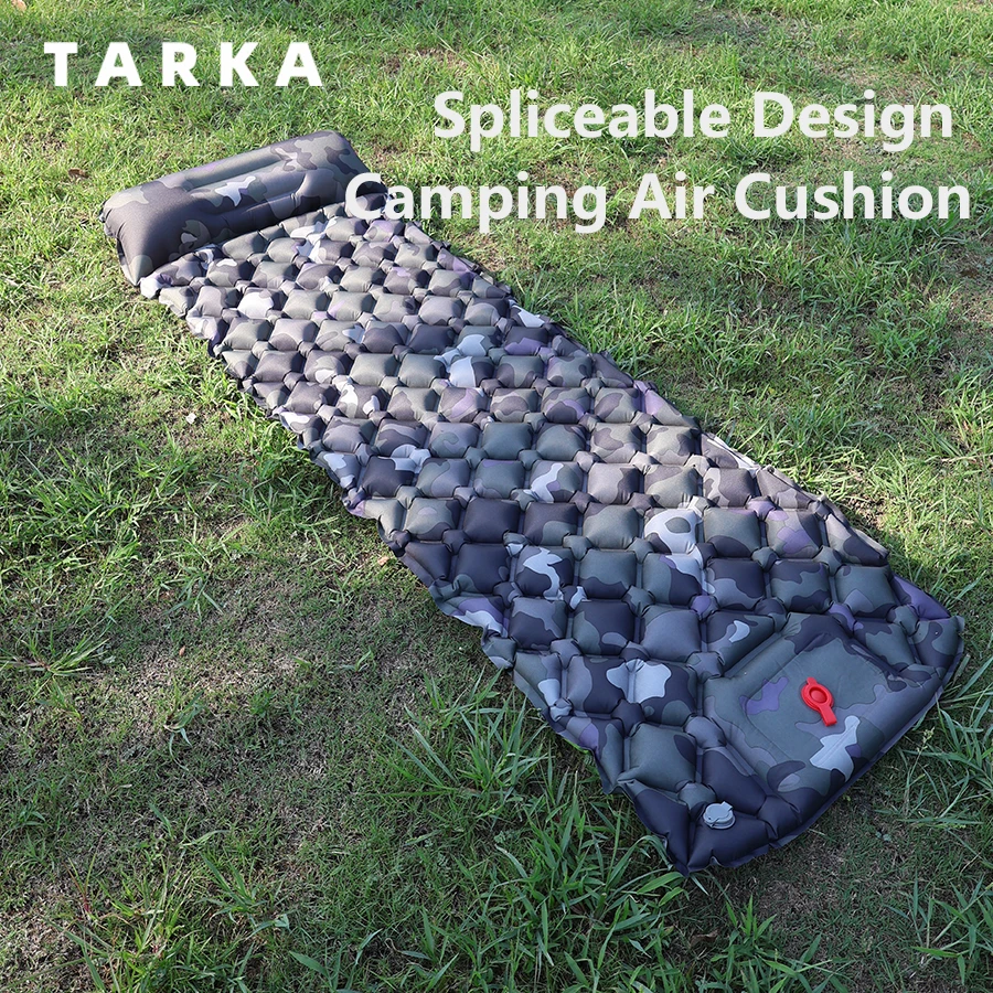 TARKA 1pcs Camping Inflatable  - Camping Air Mattress Built In Pump recension och pris