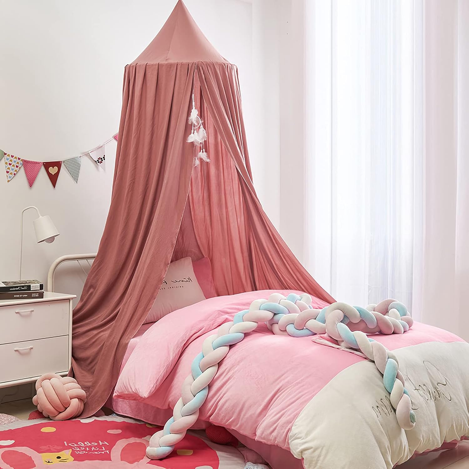 Battilo Kids Bed Mosquito Net  - Camping Hammock With Mosquito Net Rainfly recension och pris